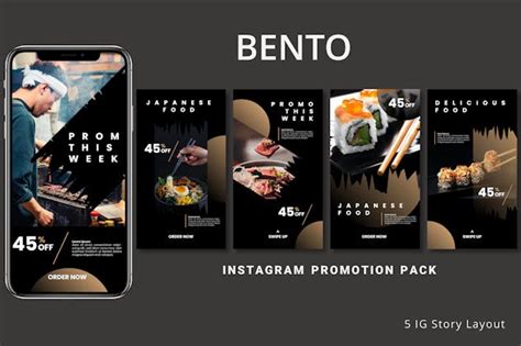 Bento - Instagram Stories Pack - Design Template Place