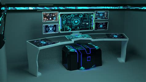 ArtStation - Futuristic Computer Lab