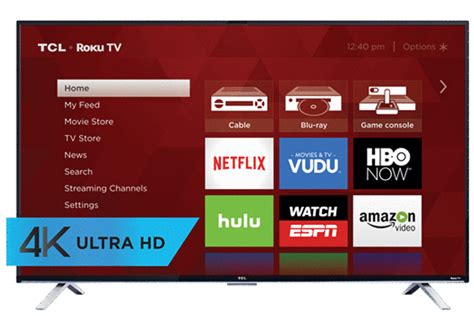 TCL 55in Roku smart 4K LED TV - town-green.com