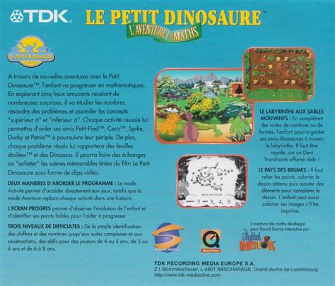 The Land Before Time: Math Adventure cover or packaging material ...