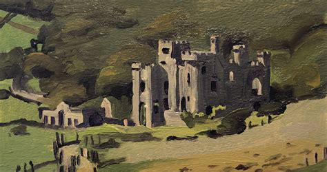 Clifden Castle, Connemara (9x5) — Calloway Fine Art & Consulting