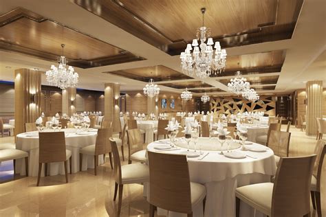 Classy Restaurant with Posh Chandeliers 3D Model MAX | CGTrader.com