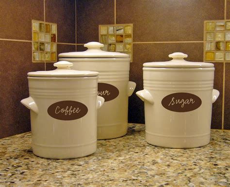 Custom Canister Labels Vinyl Decal Stickers - Etsy