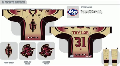 Gwinnett Gladiators Uniform - Alternate Uniform - ECHL (ECHL) - Chris ...