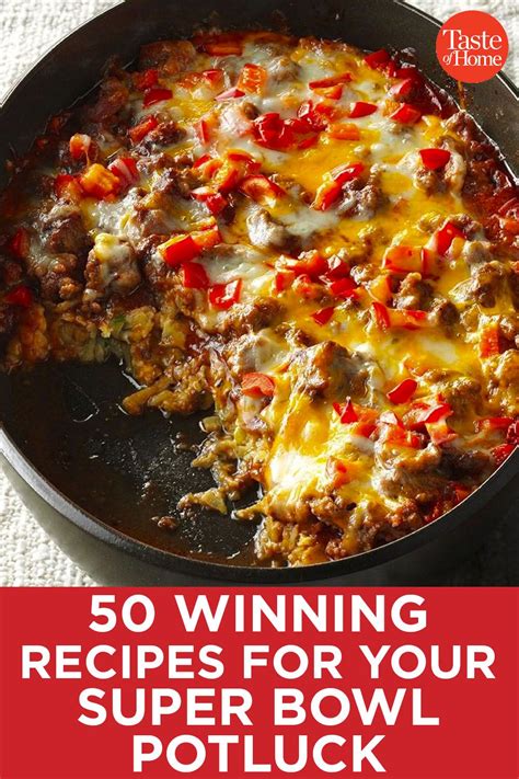 50 winning recipes for your super bowl potluck – Artofit