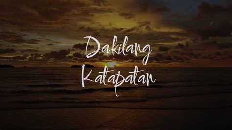 Dakilang Katapatan (with lyrics) - YouTube