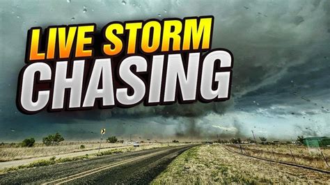 LIVE Storm Chasing - Supercells; Tornadoes; Hail - YouTube