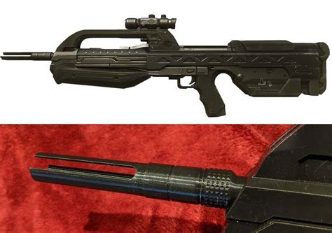 Free STL file Halo 2 Anniversary Battle Rifle Upgraded Parts 😇・3D print design to download・Cults