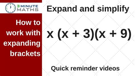 Expand brackets and simplify - GCSE maths algebra questions