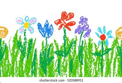 26,384 Crayon Flower Drawing Images, Stock Photos & Vectors | Shutterstock