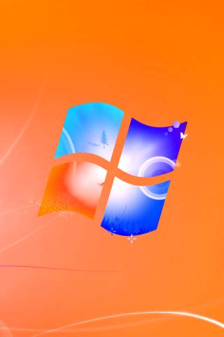 Orange Windows Logo Wallpaper - HD Wallpapers