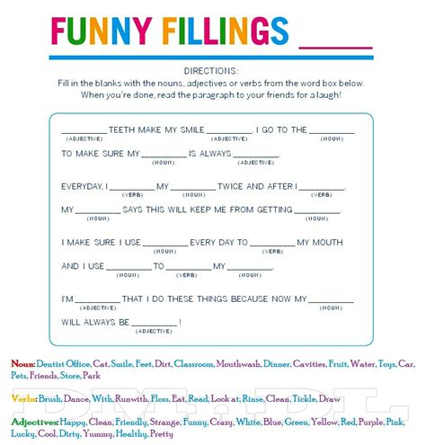 Fill in the blanks | Funny Dental