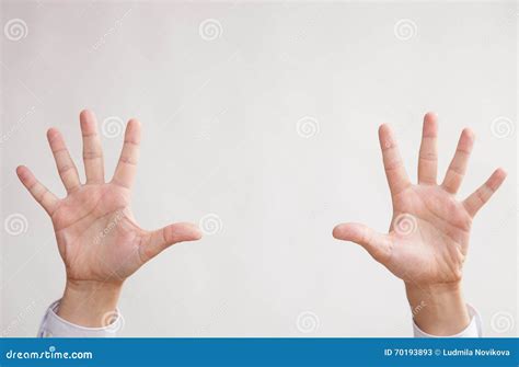 Businessman Holding Hands Up Stock Image - Image of hand, caucasian: 70193893