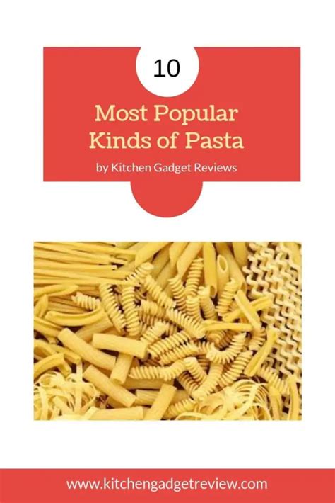 Popular Pasta Types: The Top 10 | Popular Kinds of Pasta Worldwide - ArticleCity.com