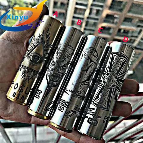 Classic ROGUE mod mechanical mod 18650 battery 24 diameter Stainless ...