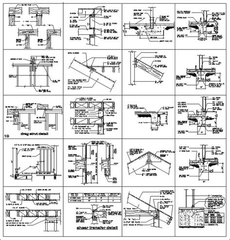 Free Wood Structure Details 2 – CAD Design | Free CAD Blocks,Drawings,Details