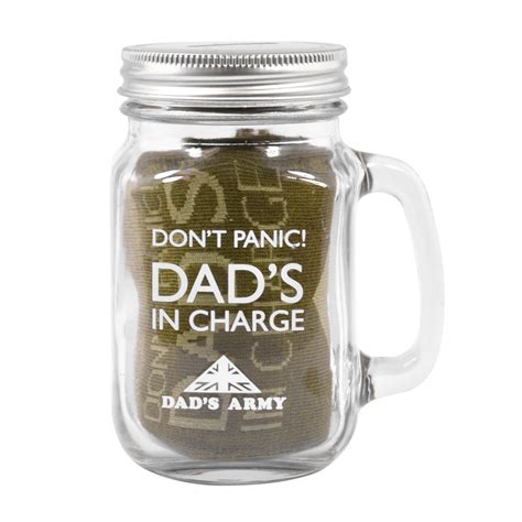 Dad's Army Don't Panic Dad's In Charge Money Jar & Socks Gift Set | Gifts | Love Kates
