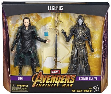 Marvel Avengers Infinity War Marvel Legends Loki Corvus Glaive ...