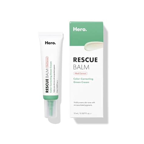 Amazon.com: Hero Cosmetics Rescue Balm +Red Correct Post-Blemish ...