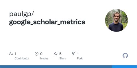 GitHub - paulgp/google_scholar_metrics