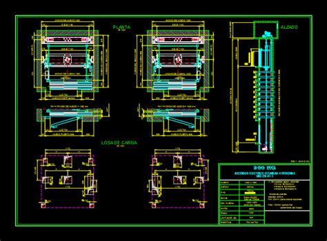 Elevator DWG Plan for AutoCAD • DesignsCAD