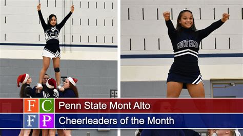 Penn State Mont Alto Cheerleaders of the Month - FCFreePress