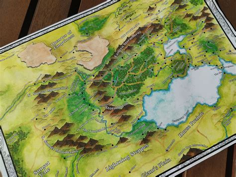 Map of Cormyr forgotten Realms Setting Dnd Map GM Tools Faerûn - Etsy ...