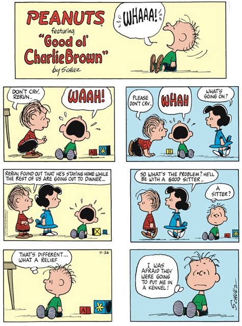 Today's Peanuts Comic | Sunday, April 26, 2020 : peanuts