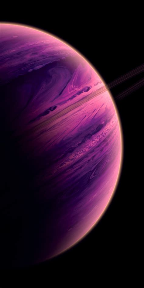 1080x2160 Planet purple, space, fantasy, art wallpaper | Purple galaxy wallpaper, Planets ...