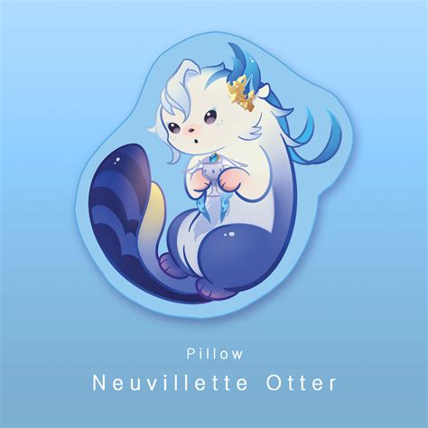 [Genshin Impact] Neuvillette Otter - pillow – Lien Art