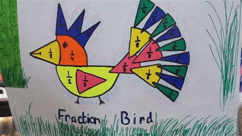 Fraction Bird - Fraction arts and activity - YouTube