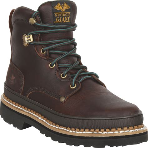 Georgia Men's Giant 6in. Work Boots - Brown, Size 16, Soft Toe, Model# G6274 | Northern Tool ...