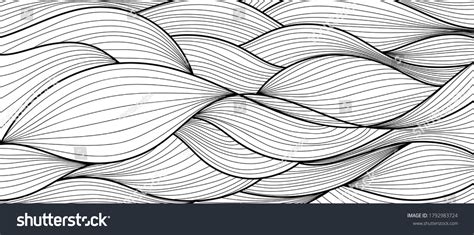 Black White Lines Pattern Background Luxury Stock Vector (Royalty Free ...