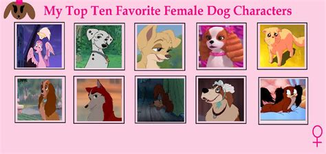 My Top 10 Favorite Female Dog Characters Meme By Gxfan537 On DeviantArt | atelier-yuwa.ciao.jp