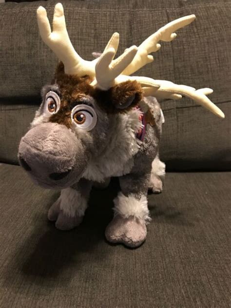 Disney Store Frozen SVEN Medium Plush 16" Plush Moose Kristoff Elsa | eBay