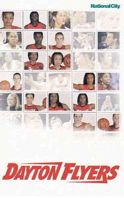 2008-00 UNIVERSITY OF DAYTON FLYERS WOMEN'S BASKETBALL SCHEDULE | eBay