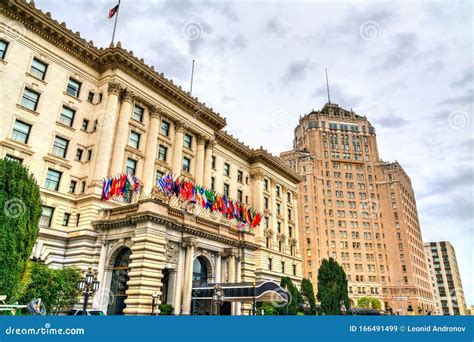 Historic Buildings on Nob Hill in San Francisco, California Stock Image ...