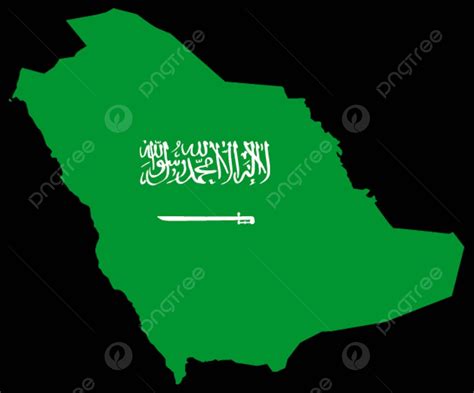 Map In Colours Of Saudi Arabia Map Travel Border Vector, Map, Travel, Border PNG and Vector with ...