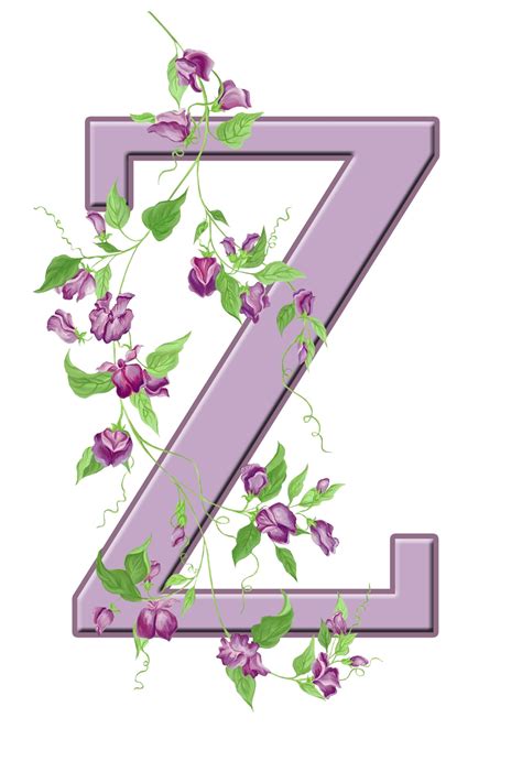 Letter Z Floral Initial Free Stock Photo - Public Domain Pictures