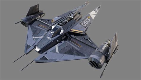 3D sci-fi Space Fighter | CGTrader