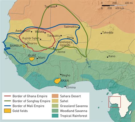 Mapping Medieval West African States