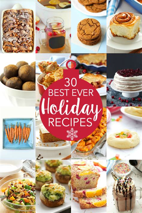 30 Best Ever Holiday Recipes for Christmas - The Busy Baker