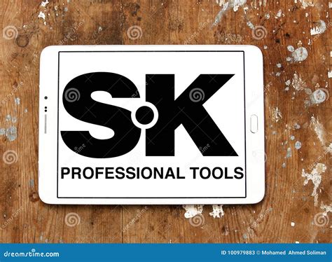 SK Professional Hand Tools Company Logo Editorial Stock Photo - Image ...