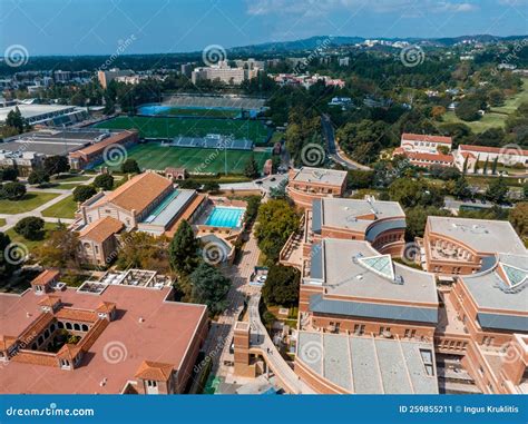 Aerial View of the Campus at the University of California, Los Angeles ...