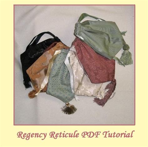 Reticule Pattern Regency Purse PDF epattern Tutorial