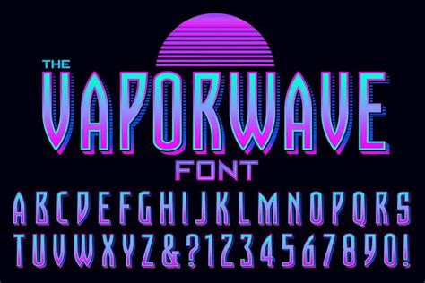 Vaporwave Font : 50+ Best Vaporwave Fonts (free / Premium) 2021 | Giyarisyah