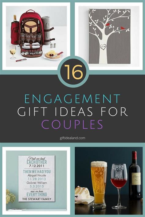 Engagement Party Gifts : 16 Great Engagement Gift ideas For Couples | Good ... : She works at ...