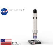 LEGO MOC 1:320 Scale SpaceX Starship SN-V/SN-VI by SpaceXplorer MOCs | Rebrickable - Build with LEGO