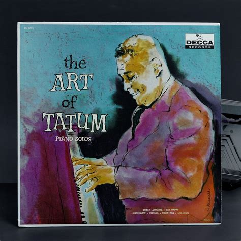 Art Tatum-the Art of Tatum-piano Solos-decca 8715 Mono LP - Etsy