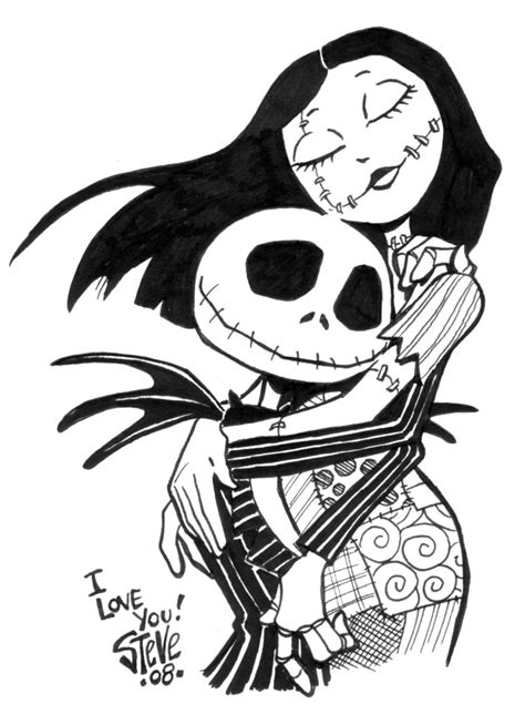 Jack and Sally by Steevcomix on DeviantArt